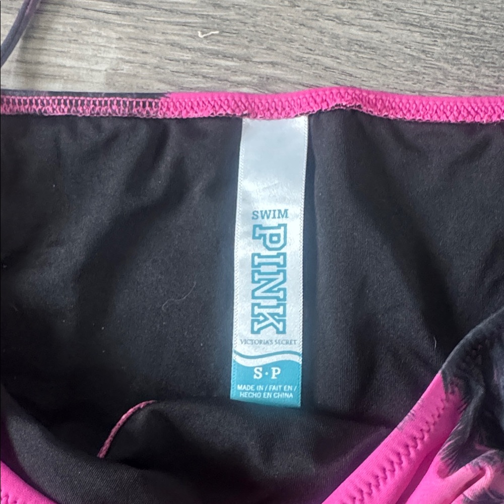 VS Pink Gradient Palm Tree Bikini Set - Picture 5 of 11